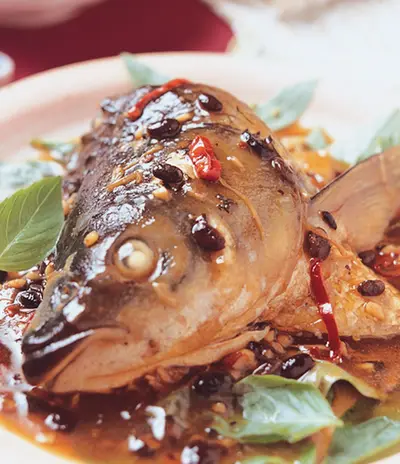 蔭豉燜魚頭