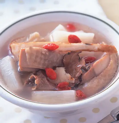 山藥煲土雞
