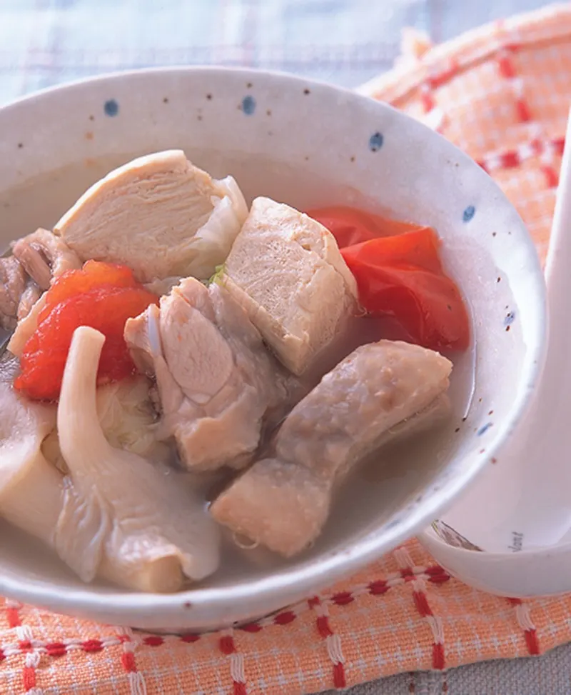 雞肉豆腐蔬菜湯