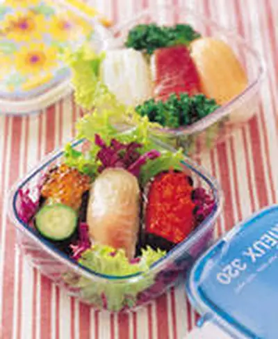 生魚片壽司便當