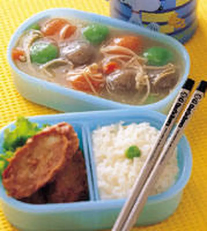 燴蒟蒻丸便當
