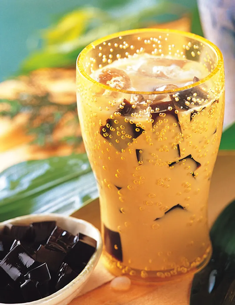 冰仙草奶茶
