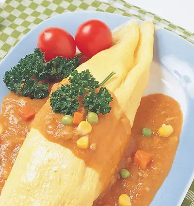 咖哩風味蛋包飯