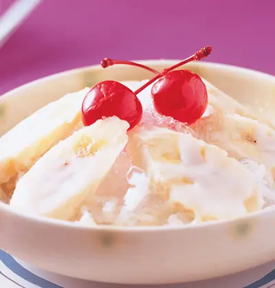 香蕉牛奶冰