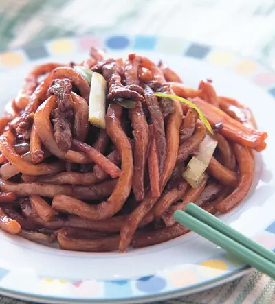 上海粗炒麵