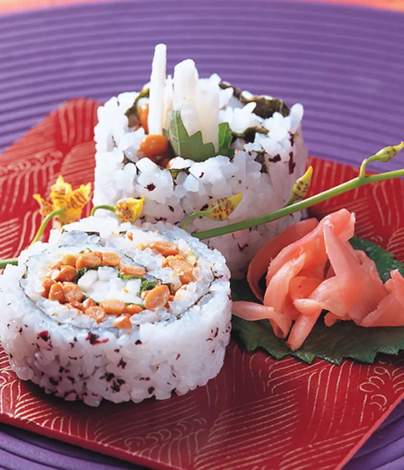 納豆山藥壽司卷