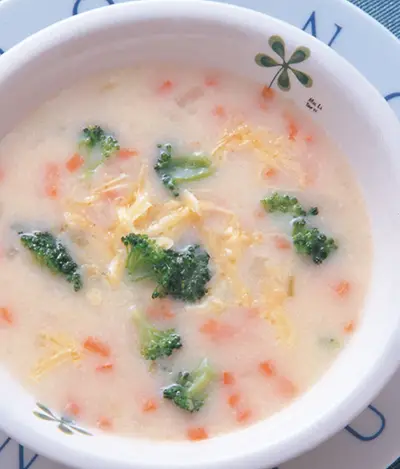 綠花椰乳酪湯