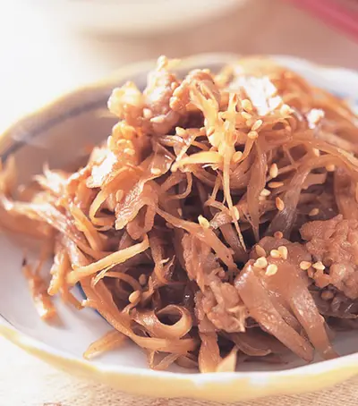 牛肉炒牛蒡