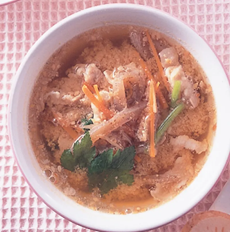 芝麻風味豚汁
