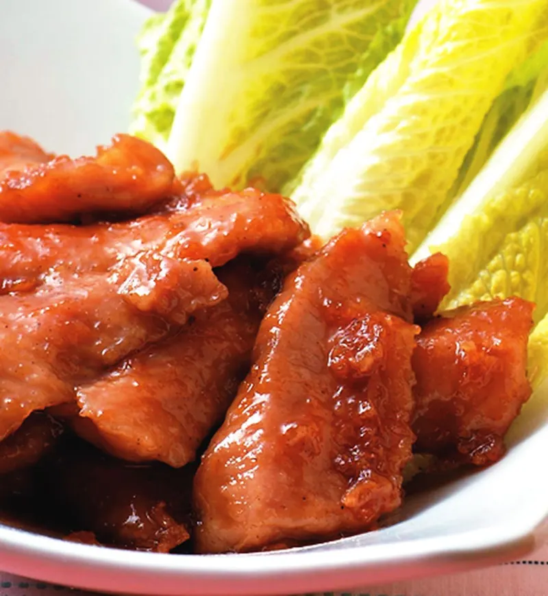 壽喜醬炒霜降肉片