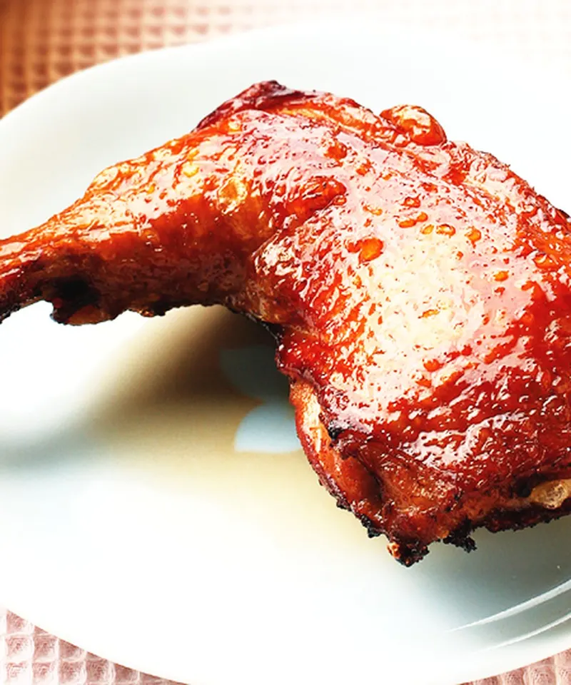 先滷後炸大雞腿
