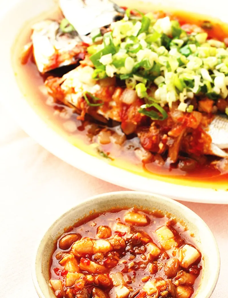 豆醬蒸魚
