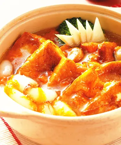蟹肉豆腐煲