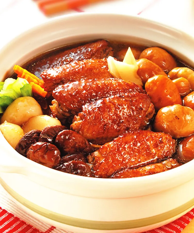 栗子鳳翼煲