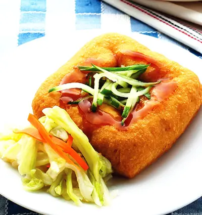 素鑲臭豆腐
