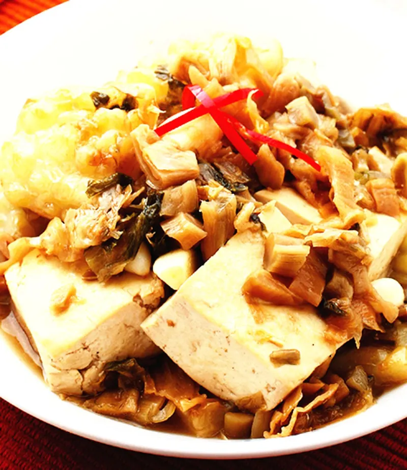 福菜苦瓜燜臭豆腐