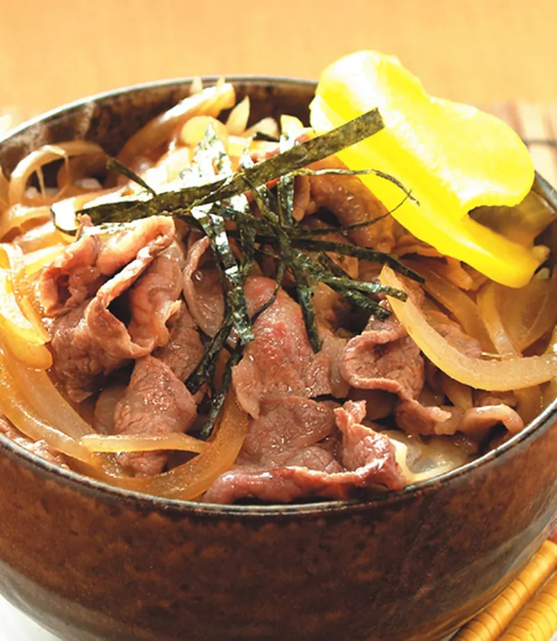 薑汁牛肉丼