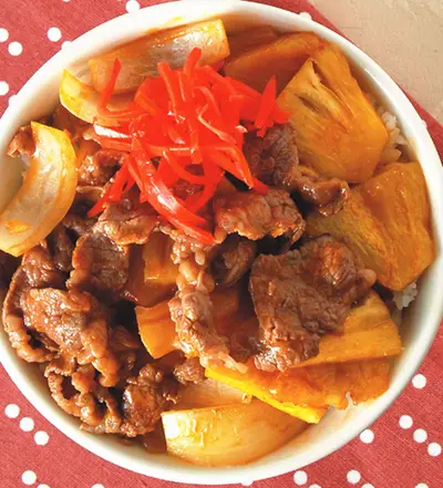 鳳梨牛肉丼