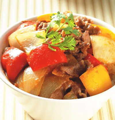 沙嗲牛肉丼