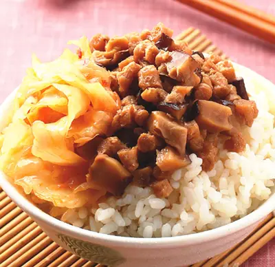 香菇素肉飯