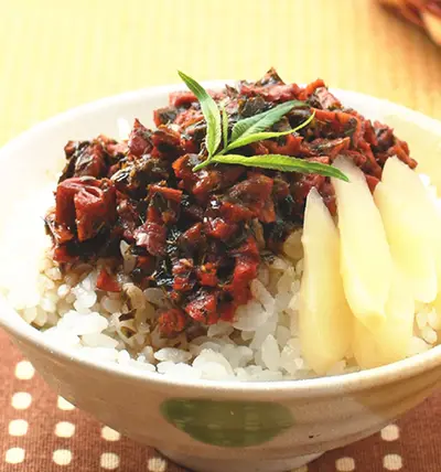 香椿素肉飯