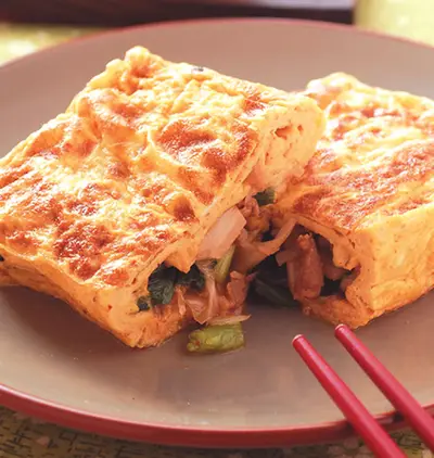 泡菜厚蛋燒