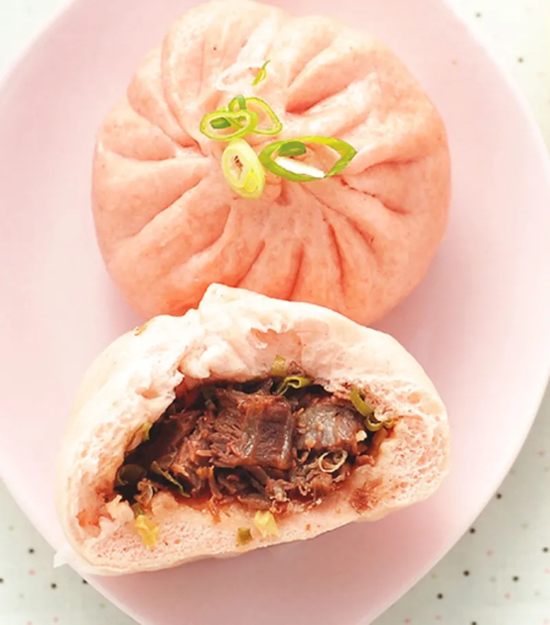 紅麴牛肉包