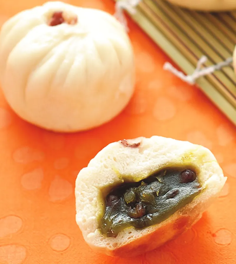 抹茶紅豆包