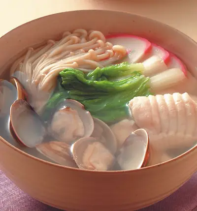 鮮魚蚌麵