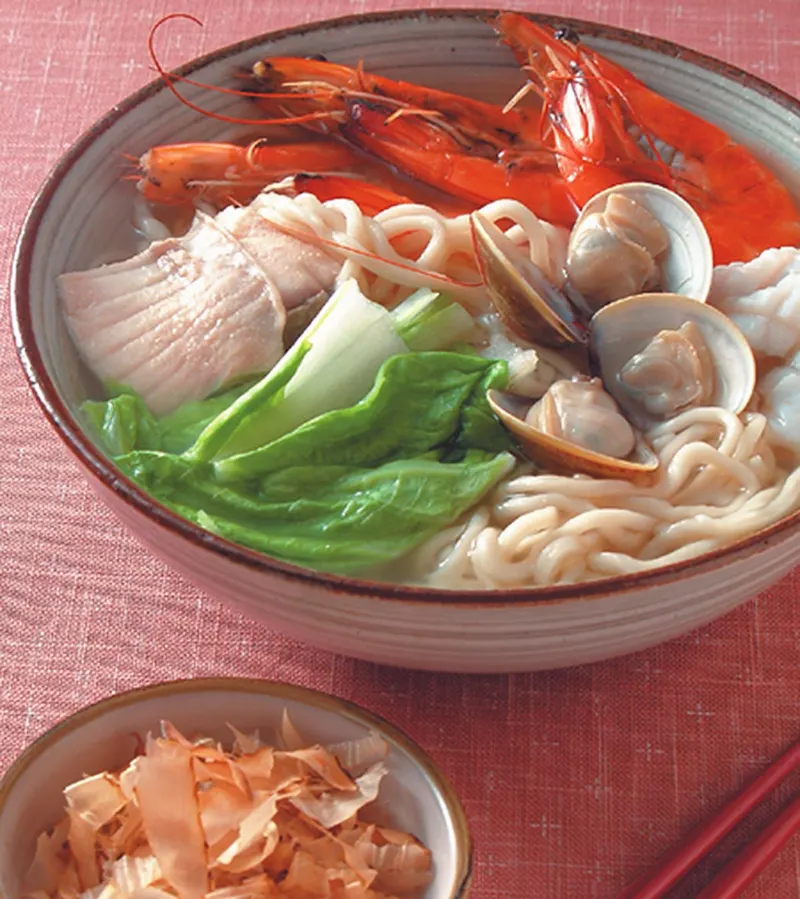 柴魚海鮮湯麵