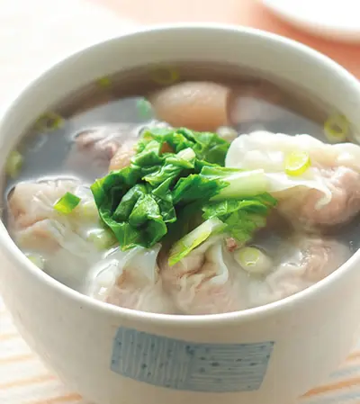 豬腳餛飩湯