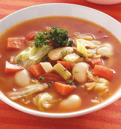 時蔬大豆湯