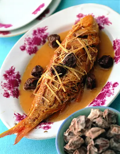 話梅煮魚