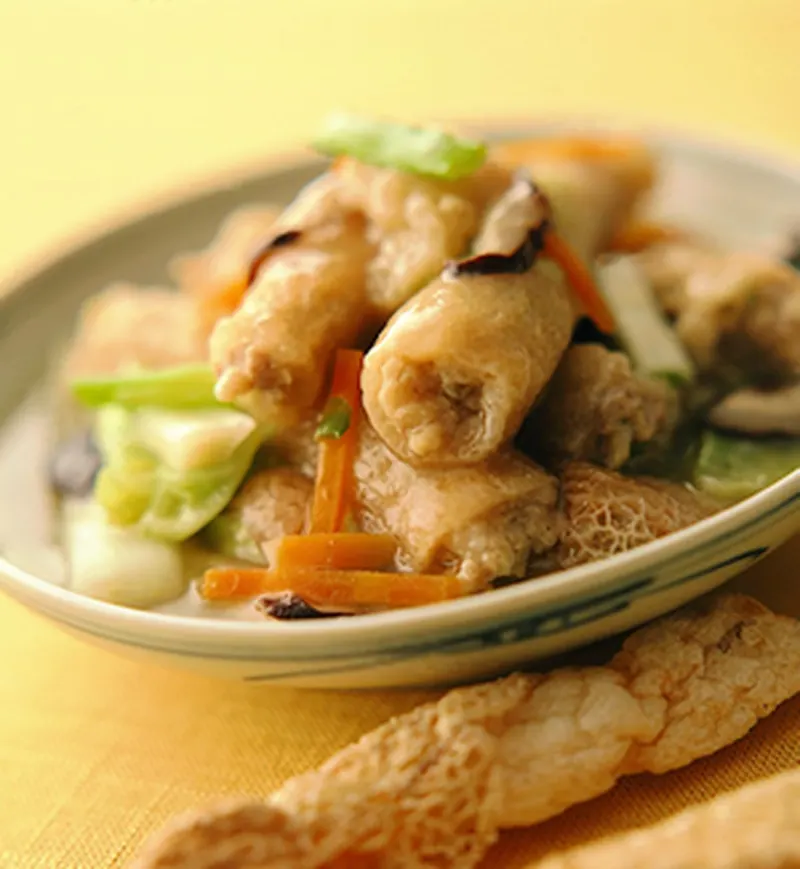竹笙鑲肉