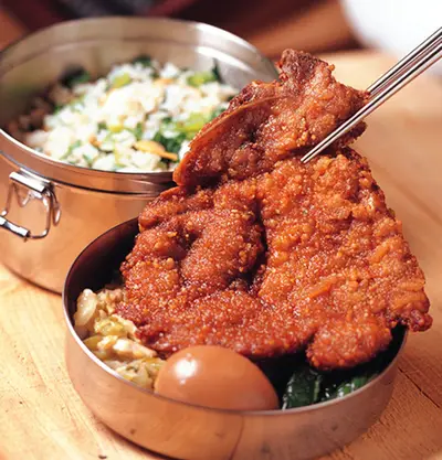 懷舊排骨菜飯便當