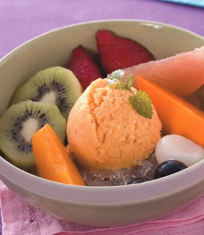 冰淇淋蜜果