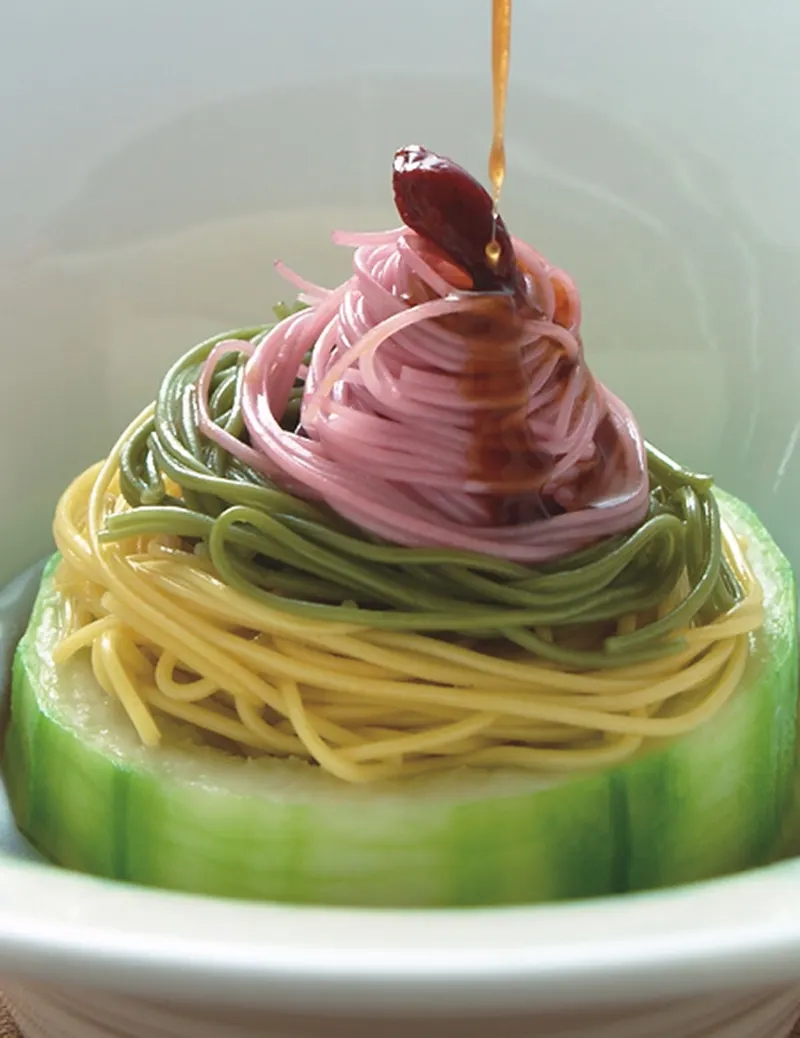 蠔油素撈麵