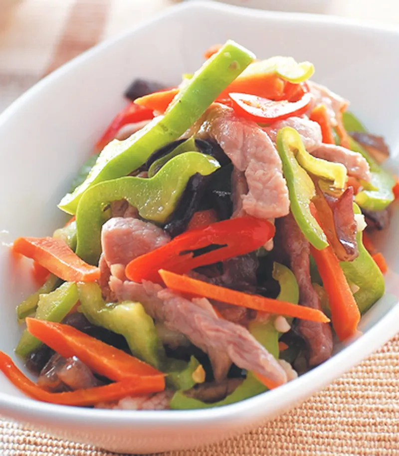 青椒炒肉絲(1)