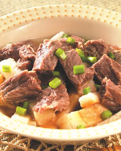 牛肉泡土司邊