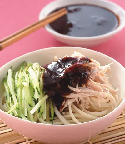 雞絲醬麵