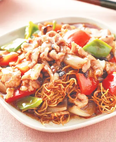 豉椒肉片麵