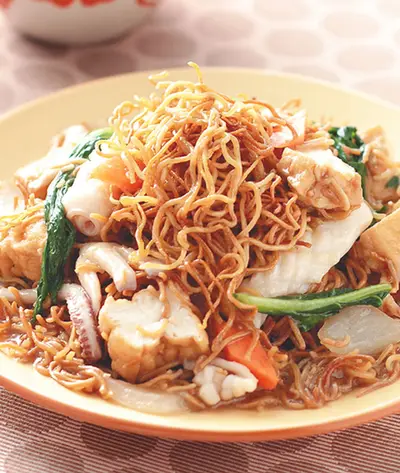 鮮魷豆腐麵
