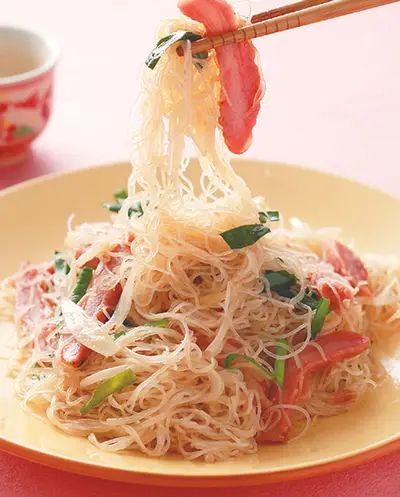 叉燒韭菜炒米粉