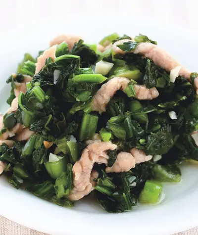 雪菜肉絲(1)