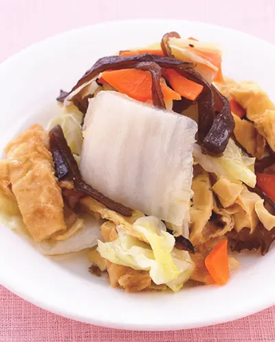 豆包炒大白菜