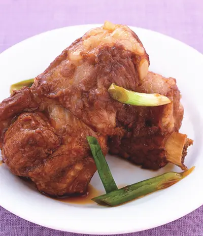 蔥燒排骨(4)