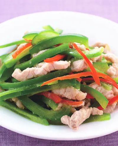 青椒炒肉絲(2)