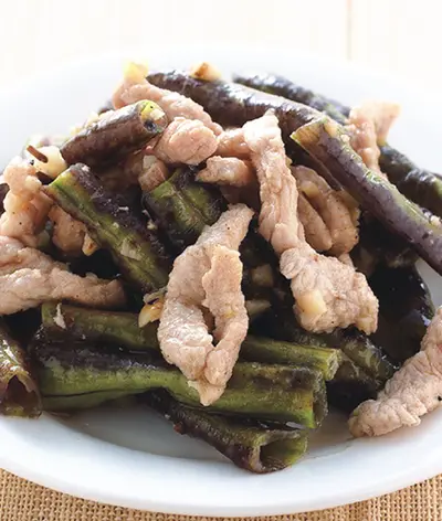長豆炒肉絲
