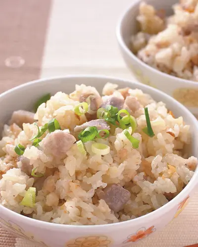 芋頭油蔥飯