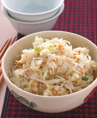 香蒜吻仔魚飯